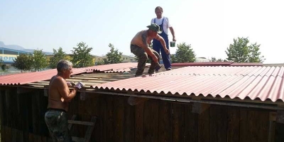 Zavr&scaron;en krov objekta mrijestili&scaron;ta